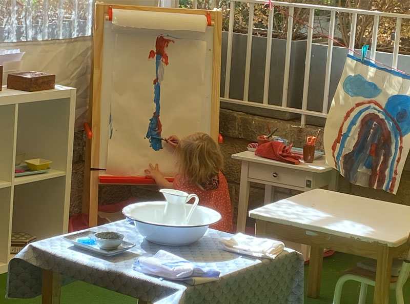 pintando-en-pared